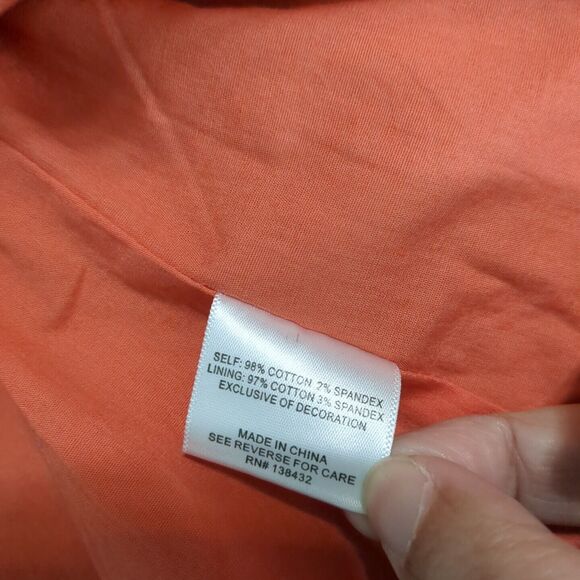 Modcloth Legendary Lifestyle Umbrella Blazer Cotton Blend Size 26 3/4 sleeve - Picture 6 of 6